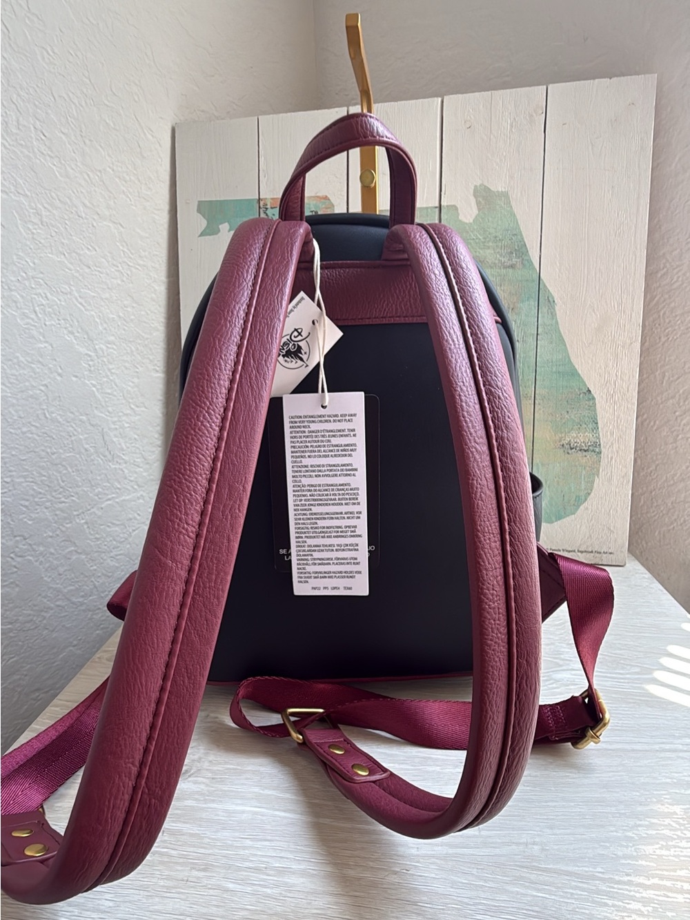 New with tags Loungefly Hollywood Tower of Terror backpack - Picture 5 of 9